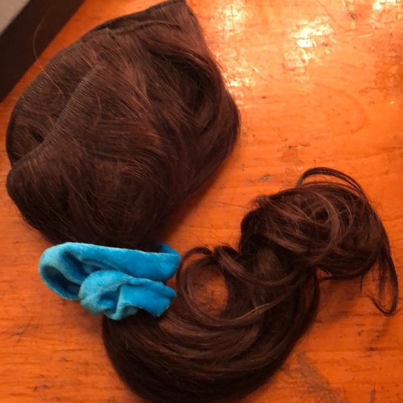 COPY - Chocolate brown 16” extensions  (real hair) - Picture 2 of 5